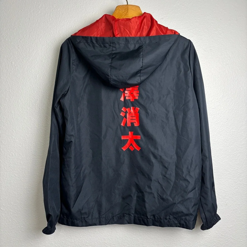 My Hero Academia Anime Windbreaker Jacket XS‎ Hooded Graphic Zip Streetwear